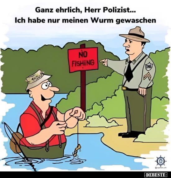 Ganz ehrlich, Herr Polizist...  - Lustige Bilder | DEBESTE.de