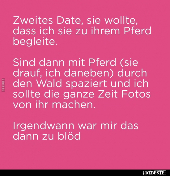 Zweites Date, sie wollte, dass.. - Lustige Bilder | DEBESTE.de