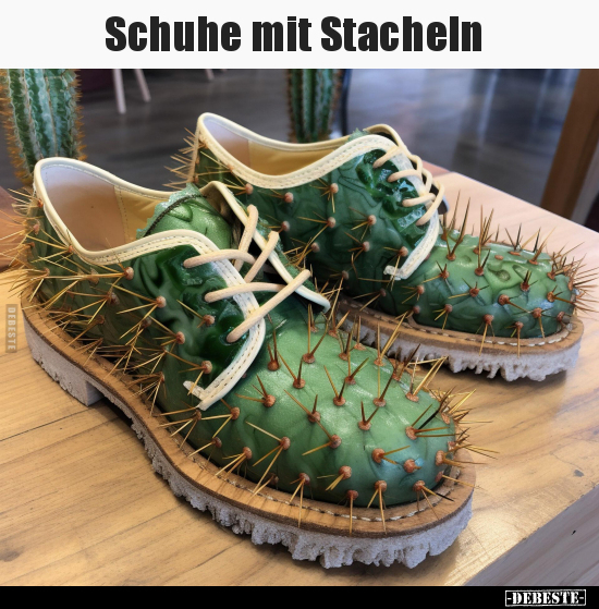 Schuhe mit Stacheln.. - Lustige Bilder | DEBESTE.de