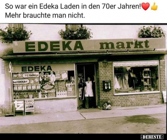So war ein Edeka Laden in den 70er Jahren!.. - Lustige Bilder | DEBESTE.de